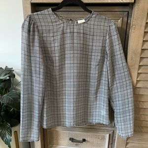 Sheer Long Sleeve Blouse